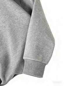 Disney Monsters University Mike And Sulley "Mom" Print Women's Hoodie - White Short-Sleeve Casual Top With Colorful Cartoon Character Design, Suitable For Gym, Outdoor Activities, And Everyday Wear (Dress Style) - Xám - Xem 2