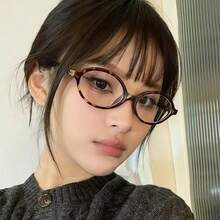 Small Oval Glasses - UV400 And Anti-Blue Light For Students/Office, Fashion Frames - onca - Xem 2
