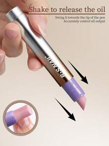 RS NAIL RSNAIL 3-In-1 Cuticle Care Oil Pen, Nail Serum Pen, Cuticle Remover Pen With Cuticle Pusher, Ceramic Tip, For Hangnails, Dry And Damaged Nails Cuticle Care, Nourishing And Moisturizing, Strengthening Nails, Daily Nail Care, 360° Rotating Design For Space Saving - Multicolor - View 5