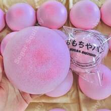 13cm Juguete Suave de Pan Mini Rosa, Base Pegajosa, Rebote Lento, Ayuda a Aliviar el Estrés Sensorial - Multicolor - Ver 5