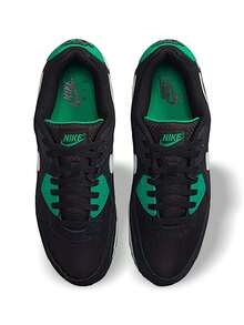 Nike 男士跑步鞋 吸汗透气 防晒 防风保暖 多功能 纯色Logo 弹性好 易洗速干 运动户外跑步日常男士黑色绿色 DM0029-006 - 黑色/綠色 - 查看 4