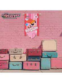 THE POWERPUFF GIRLS 1 Cờ biểu ngữ PPG dễ thương, Phim hoạt hình Powerpuff bay Nữ hoạt hình Q-Version Blossom, Buttercup, Bubbles Trâm cài áo đa năng thời trang Kawaii treo tường phòng ngủ hiện đại Banner chăn thảm trang trí ngoại thất Quà tặng trang trí tiệc ngoài trời trong vườn [Được cấp phép chính thức] - Nhiều màu - Xem 6