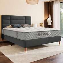 Bed Frames - Grey + Solid Wood + 140cm*200cm(2) - 查看 8