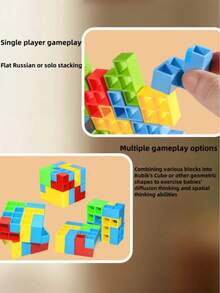 Balancing Stacking Block Game, Entertaining Party Game/Family Game, Suitable For Children, Adults, Friend Groups, Family Game Nights And Parties, Children's Day Gift, June Holiday Gift, Christmas Gift