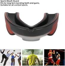 ZJchao Protector Bucal Deportivo, Protector Bucal Deportivo Para Baloncesto Deportes Taekwondo Boxeo Protector Bucal Protector Bucal de Boxeo Fútbol de Protección Bucal Para Jóvenes Adultos (rojo) - Rojo - Ver 11