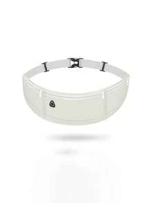 男女通用运动腰包，适合跑步、徒步、健身和夜跑，可装手机。反光条设计，方便夜跑。