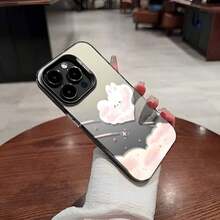おしゃれなスマホケース 11/12/13/14/15/15pro/15 Plus/15 Promax/7plus/8plus/11pro/12pro/13pro/14pro/11promax/12promax/13promax/14promax/14plus/5 - 半透明シルバー - チェックする 1