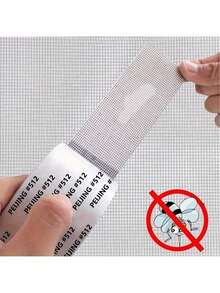 Window Screen Repair Tape, 2 In X 78.74 In  Gray Screen Patch Repair Kit, 3-Layer Strong Adhesive Invisible Screen Tape Mesh Repair For Windows, Doors Garage Mosquito Net Magnetic Screen - Black - View 6