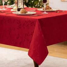 Kitchen Tablecloth - Red + 177.8 X 132.1 cm (Rectangular) - View 3