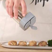 1pc 4-In-1 Spice Dispenser Jar Organizer With Individual Lids - Transparent 4 Compartment Seasoning Container, Space-Saving Kitchen Storage For Home, Restaurant, Camping - Easy-Pour Spices, Countertop Organizer, Restaurant Supplies, Functional Design, Secure Lid, Restaurant Owners, Home Cooking Essentials, Leakproof Design, Meal Prep Users - Multicolor - View 5