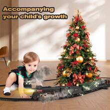 Electric Train Set For Kids, Train Toys With Real Smoke And Sound, Luxury Track & Glowing Passenger Carriages, Christmas Gifts For 3 4 5 6 7 8+ Years Old - Multicolor - View 7