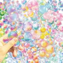 50 miếng dán bong bóng trong suốt, hình ảnh đại dương nhiều màu sắc, miếng dán PET chống thấm nước, thích hợp dán lên bình nước, máy tính, laptop, điện thoại, hành lý, sổ tay, tủ lạnh. - G - Xem 9