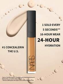 Nars 亮采柔滑遮瑕膏，中深色 2 号 #焦糖色，6 毫升/0.22 盎司 | 全效遮瑕，可叠加 | 提亮肤色，有效遮盖黑眼圈和瑕疵 | 柔滑质地，打造无瑕妆容 | 持久不卡粉 | 赋予肌肤自然光泽 | 蕴含维生素 E 和葡萄籽提取物，保湿滋润 | 适合所有肤质，包括干性肌肤 | 完美遮盖瑕疵、泛红和肤色不均 - #Caramel - 查看 3