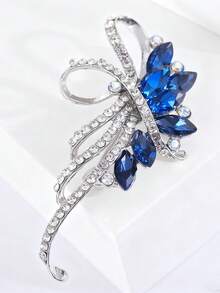 1 pieza Broche elegante de flor de Crepe Myrtle de cristal, accesorio de moda versátil - Bauhinia - Ver 8