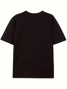 Camiseta de Graduación Clase de 2026 - Unisex 100% Ajuste Cómodo con Ligera Elasticidad, Diseño de Gorra y Diploma en Rosa y Negro con Numeración 2026 - Ropa de Celebración del Último Año para Hombres y Mujeres (S-XXXL) - Cuello Redondo Casual de Manga Corta, Lavable a Máquina - Negro - Ver 3