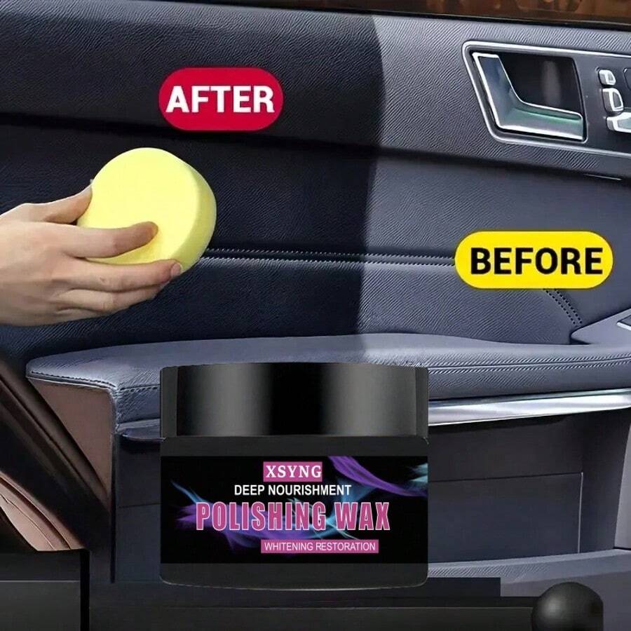 Universal Leather And Plastic Repair Polishing Wax - Automotive Interior Reconditioning Cream