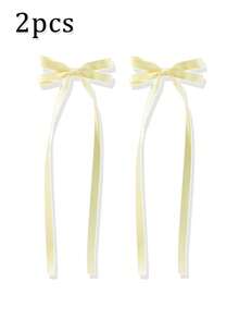 4 piezas/Set Pinzas de pelo con lazo bonito para niñas