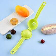 1pc Eating Handheld Lime Squeezer, Manual Citrus Juicer For Cooking Baking & Cocktail Making, 22*7.5cm/8.66*2.95., Green,Christmas Present - Green - View 8