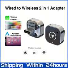 Mini Wireless Carplay Adapter, Suitable For Both Android, Plug And Play, Low Latency Converts Wired To Wireless Carplay, Suitable For Various Vehicle Models, Fast And Stable Connection, No Battery Required - 黑色 - 查看 7