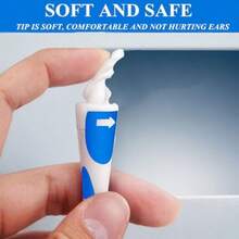 TYUI Earwax Removal-Spiral Ear Wax Removal Tool Reusable Earwax Removal Kit  Ear Cleaner With 16 Pcs Soft And Flexible Replaceme - như hình ảnh - Xem 3