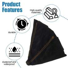 4-Color PVC Leather Car Manual Gear Shift Knob Cover, Universal For /BMW/Mercedes-Benz/Opel - Multicolor - View 5