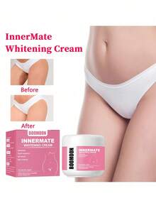 1 件装身体美白霜，用于修复关节和大腿内侧、暗沉、保湿、提亮和提亮肤色，身体亮白霜修复腋下暗沉、关节黑头、大腿内侧亮泽肌肤，滋润美容肌肤