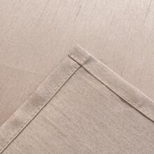 2 Panels Rod Pocket Faux Silk Semi-Sheer Curtains For Living Room Bedroom - 金色 - 查看 4