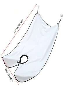 男士剃须围裙，胡须收集披肩，面部剃须护理围兜，成人剃须围兜，理发师清洁围裙，男士礼物，父亲节礼物