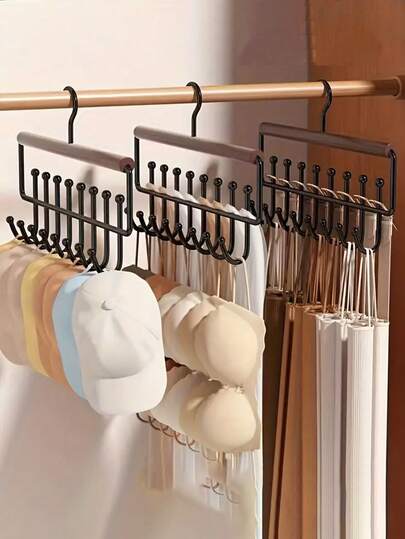 1 pièce Porte-manteau mural en métal avec 8 crochets. Ce porte-manteau multifonctionnel a des utilisations polyvalentes, idéal pour accrocher des chapeaux, serviettes, ceintures, cravates, bretelles et lingerie. Il sert également de solution de rangement moderne pour la chambre et la salle de bain, peut être utilisé comme panier de rangement et organisateur de salle de bain, crochets pratiques, organisateur de placard, décoration d'intérieur, porte-manteau de dortoir, porte-chapeau et rangement pour les fournitures scolaires.