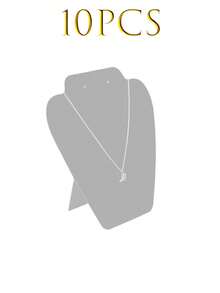 10/1pc,Jewelry Display Stand With Bust, Necklace, Pendant & Earring Holder, Tower Shaped Display Rack Valentine Day Back To School,Jewelry Display Stand, Bust Shape Necklace, Pendant, Earring Display Rack, Jewelry Tower Stand For Necklaces, Pendants, Earrings - Multicolor - View 13