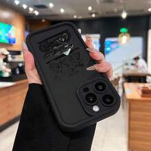 Funda para teléfono para fanáticos de las motocicletas, compatible con teléfonos ,  17,  16 Pro Max,  15 Pro Max,  13 y  12. Fabricada en TPU, ofrece protección contra golpes y caídas. Un regalo ideal para familiares, amigos, parejas, Día de Muertos y Halloween. - Negro - Ver 2