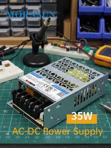 110V 220V To 24V 15V 5V Switching Power Supply, 15V 36V 48V DC Transformer, Converter, 35W 24V 15V 12V 5V Power Adapter - Silver - View 2