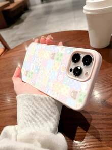 Cute Plaid Pattern Pattern Magnetic Clear Phone Case For IPhone 17 16 15 14 13 12 11 Air Pro Max Plus,For Samsung Galaxy S25 S24 S23 S22 FE Ultra, Acrylic+TPU Cover Creative Shockproof Fundas Para Cover De Y2K Matching, Men Android Cases Women Girls, Black Blue White Pink - 粉色 - 查看 3