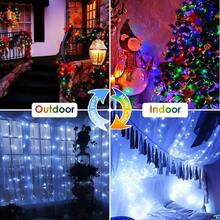 240LED 88Ft Connectable String Lights Indoor Outdoor Wire Warm White Lights Twinkle Fairy In With Timer Bedroom Classroom Wedding Tree Patio Decor - Cold White⇋Multicolor + 240LED - View 8