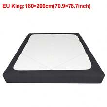 1 pieza Falda de cama con envolvente de jacquard a rayas, opciones de colores elásticos multicolor, antideslizante y antipolvo, protege tu ropa de cama, agrega moda, adecuado para todas las estaciones - opción perfecta para la decoración del dormitorio y la sala de estar - Multicolor - Ver 11