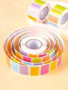 Colorful Label Stickers Waterproof Self-Adhesive Labels For Handwriting Name Index Stickers Organization & Classification Food Storage Label Mark Durable Name Tags For Women Men For Office And Classroom Food Container And Fridge Meal Label Kit Personalize Sticky Notes Kitchen Accessories Office Supplies Back To School - Multicolor - View 8