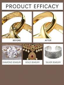 珠宝清洁剂、金属珠宝清洁剂、钻石项链除锈剂、银器抛光清洁剂——主要成分用于清洁、增亮、抛光和防锈。金铂珠宝清洁剂、家用电器清洁剂、氧化还原钻石粉去除剂、各种含抛光布的珠宝清洁剂——恢复黄金光泽。 - 彩色 - 查看 4