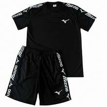 Men's Dry-Fit Gym And Workout Set - Shirt + Shorts - Black - View 6