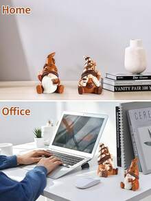 Bộ tượng nhỏ hình chú lùn Pi Ya bằng nhựa resin tinh xảo - Làm thủ công, trang trí hình chú lùn, độc đáo, lãng mạn cho ngày lễ - Món quà hoàn hảo cho các cặp đôi, bạn bè và gia đình - Lý tưởng để trang trí cửa sổ hoặc lò sưởi, quà sinh nhật. - Nhiều màu - Xem 4