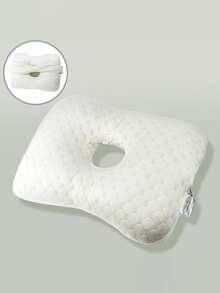 1pc Single Hole Ear Pillow, Ear Protection Pillow For Elderly Patients, Ear Protection Pillow With Holes, Adult Beauty Salon Pillow, Medium Material Quality, Please Do Not Order If You Mind - Multicolor - View 17