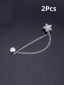 2pcs Adjustable Magnetic Pants Clips And Cuff Clips ,Detachable Hem Clips Suitable For Pants And T-Shirts, Strong Magnetic Clip Fastener