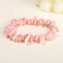 1pc 5-8mm Teens' Spiritual Natural Stone Bead Bracelet, Agate/Obsidian/Lapis Lazuli & Other Chakra Balancing & Energy Boosting Healing Stones, Suitable For Teens, Daily Wear, Holiday Gifts, Boho Fashion Jewelry - Multicolor - View 40