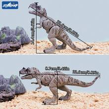 Plastic Children's Collectible Model Toy Realistic Velociraptor Dinosaur Toy, Ideal Educational Toy For Boys And Girls, Birthday Gift. The Dinosaur's Arms, Legs, Tail Can Move, Mouth Can Open And Close, Head Can Rotate. - Multicolor - View 10