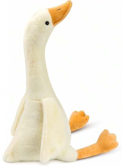 One Silly Goose Stuffed Animal, 19.7 Inch Soft Goose    Hugging Pillow, Cute Duck Stuffed Animal, Goose Stuffed  S Gifts For S Baby Shower Birthday Party Favors Supplies