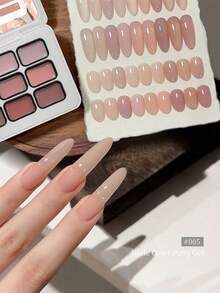 Jillradia 9-Colors New Popular Solid Gel Nail Gel Semi Permanent Nail Art Soaking UV LED Gel Christmas Manicure Gift Nail Salon DIY Manicure - 彩色 - 查看 9