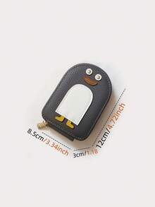 1pc Cute Penguin Design Women's Credit Card Holder Wallet Multi-Card Slots Zipper Coin Purse College/Student Style For Women Card Wallet For Men Mini Wallet Small Wallet Purses For Woman Wallet For Ladies - Multicolor - View 14