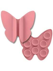1 pieza Estuche de teléfono con brillo de labios, Estuche de teléfono con soporte para lápiz labial - Brillo de labios rosa y almacenamiento de lápiz labial, Accesorio de estuche de teléfono magnético portátil con soporte para lápiz labial, compatible con teléfonos inteligentes. - Multicolor - Ver 7