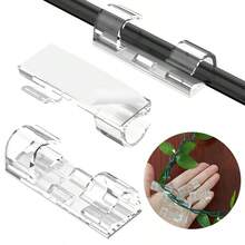 1 Pack Of 20/5 Packs Of 100, Light String Hook Organizer, Invisible Organizer,Universal Light String Hook And Wire Manager,Can Wrap Various Light Strings Such As Christmas Snowflake Lights, Green Leaf Vine Lights,On The Organizer.The Light Rope Hook And Wire Manager Can Organize Various Wires And Light Ropes To Make Them Orderly And Beautiful.