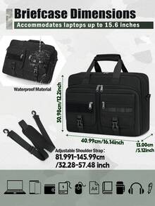 NEWHEY Tactical Laptop Bag 15.6/17.3 Inch Laptop Briefcase Men Business Computer Bag Military Messenger Bag Work Office - Multicolor - View 6