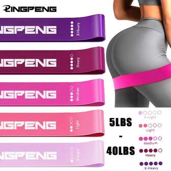 Attrezzatura fitness portatile, bande di resistenza in gomma, yoga, palestra, elastici, forza, pilates, crossfit, donne, sport, pesi